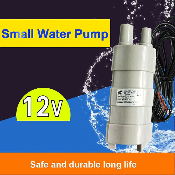 12V Vattenpump Dränkbar Husvagn Husbil Högt Flöde Ersätter Valpump