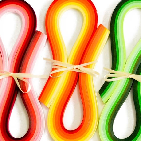 [LCS] Papir Quilling Sett 840 Strips 36 Farger 54cm Lengde/stripe Papirb Largeur du papier 5mm