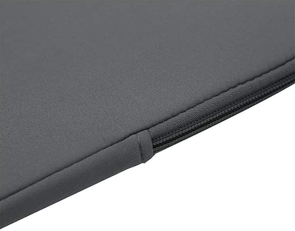 [LCS] Laptopfodral med vadderat blixtlåsfodral grey