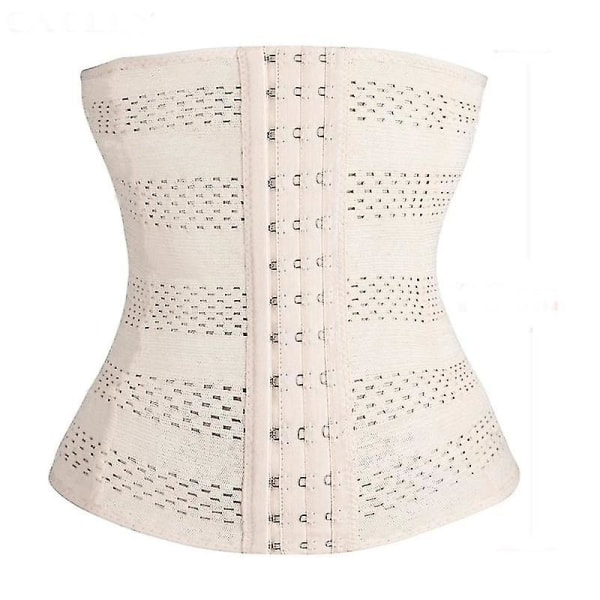 Dame Taljetræner Cincher Body Shaper, Mave Slanke Bælte BeigeA 2XL