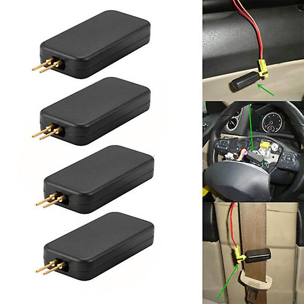 4 st. Bil SRS Airbag Simulator Testare Testinstrument Resistor Bypass Felavkänning