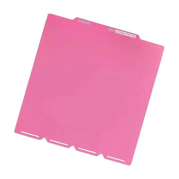 Til Snapmaker U1 Build Cold Plate PEI Dobbeltsidet Fleksibel Magnetisk Stål til Snapmaker U1 3D Printer Dele Pink