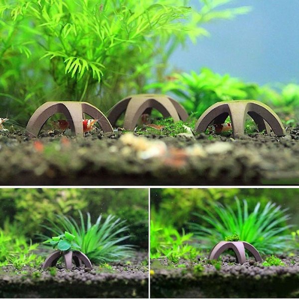 Keramisk akvariedekoration fisk räkor keramik skorpion skydd hus Cube