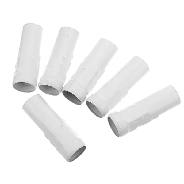 Koniske lyshylser, deksler til krystallkroner, E14-basekompatibel White 8X2.5X2.5CM
