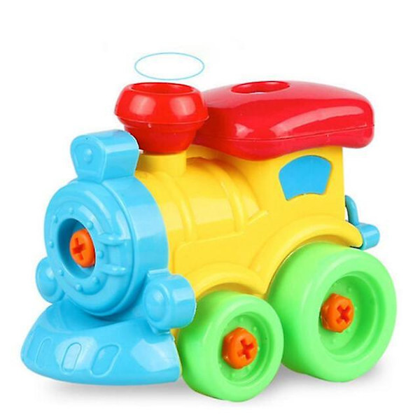 DIY Monteringsskruvar Mutter Elefant Bilmodell Set Pedagogisk Leksak Barnpresenter Train