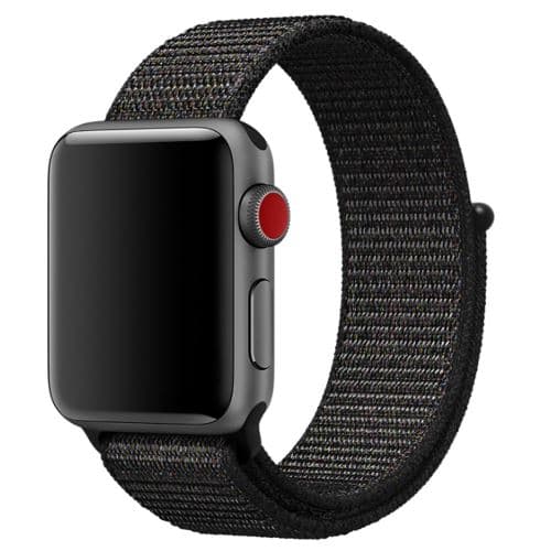 [LCS] Nylon borrelåsarmbånd til din Apple Watch Series