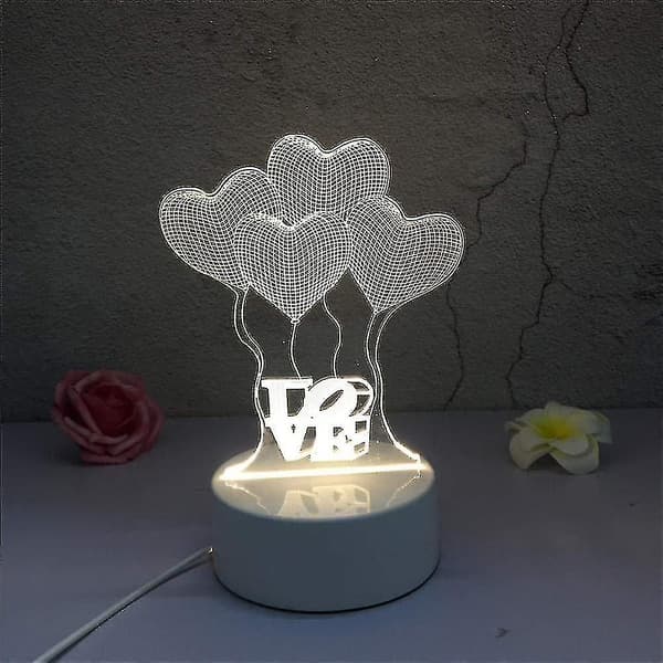 [LCS]3d Led Lampe - Balloner