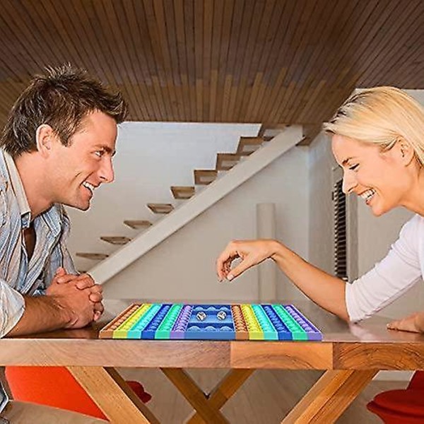 Stora pop-spel fidget leksaker, dubbelspelare tryck bubbla schackbrädesleksak