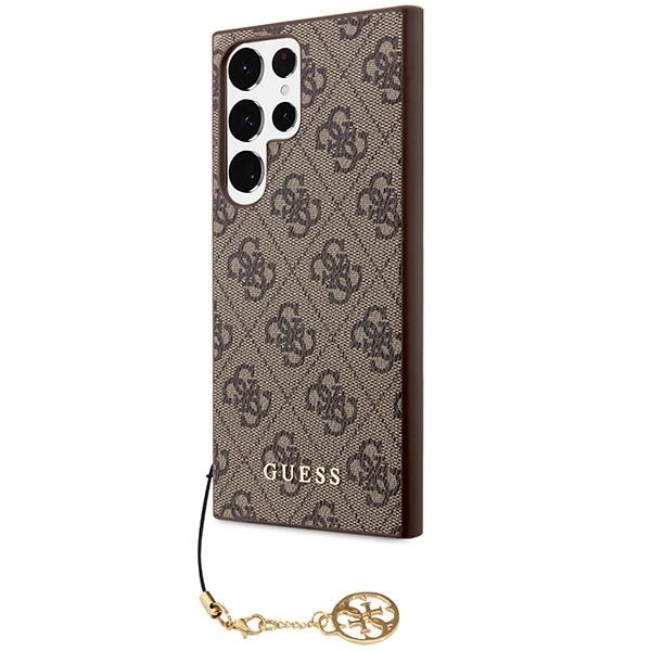 Guess Galaxy S23 Ultra Mobilskal Charms Collection - Brun 75