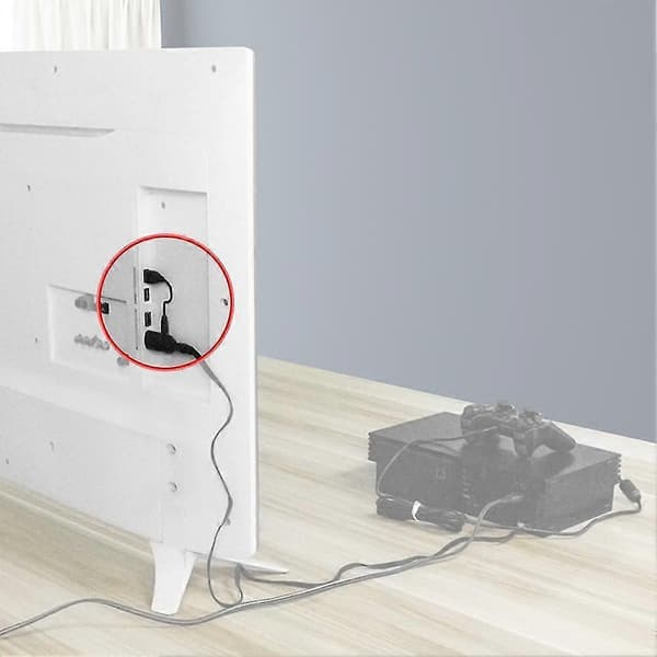 [LCS] Til PlayStation 2 PS2 til HDMI-kompatibel adapterkabel HD RCA AV Audio Video