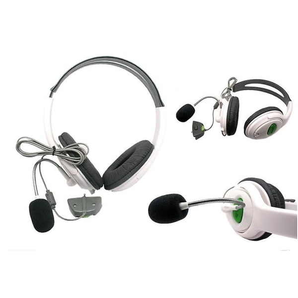 Hörlursheadset med mikrofon för Xbox 360-kontroll