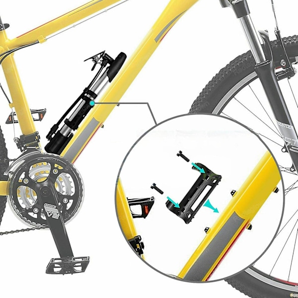 Håndcykelpumpe Cykel Luftpumpe Bold Basketball Dæk Fodbold Oppuster