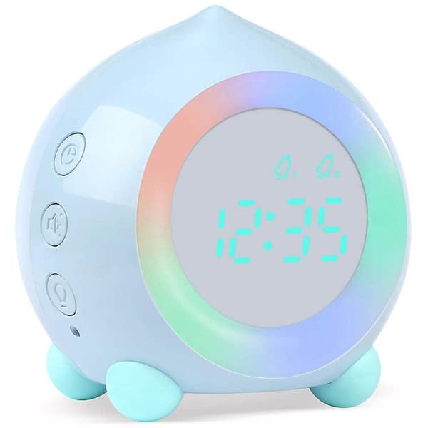 [LCS] Børne digital Bluetooth vækkeur solopgangssimulator med LED natlampe Blue