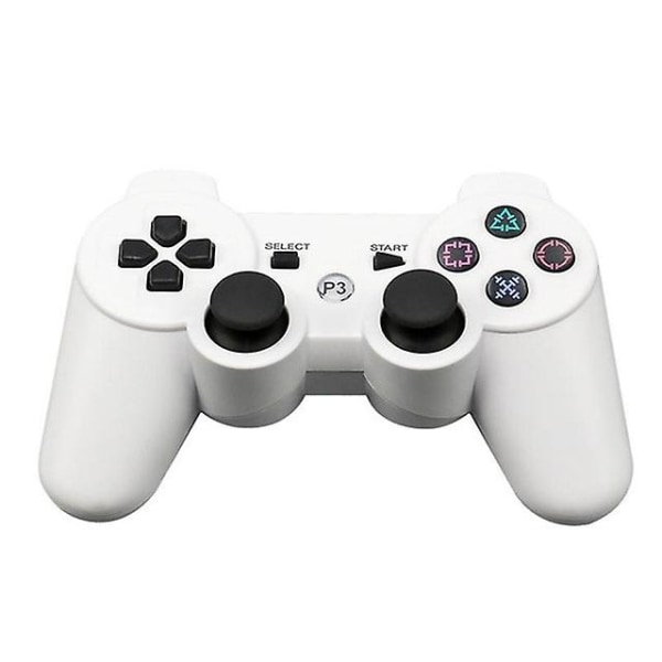 Eastvita trådlös Bluetooth spelplatta för Ps3 Controle spelkonsol Joystick-fjärrkontroll för Playstation 3-spelkontroller White