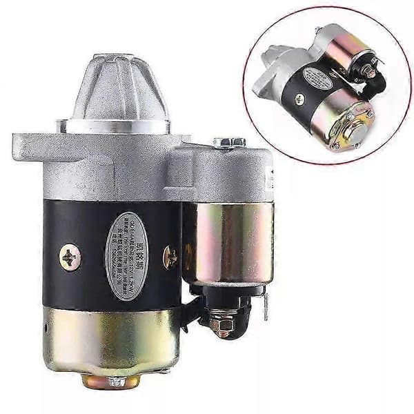 12V startmotor til 170F 173F 178F 186F 188F 192F luftkølet dieselmotor jy