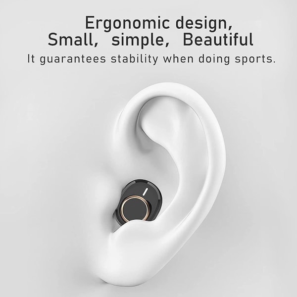 Vattentäta Bluetooth trådlösa hörlurar med mikrofonladdning