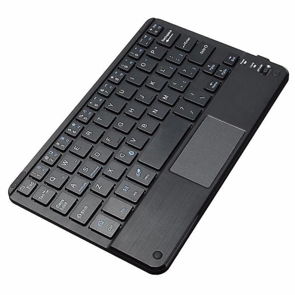 81 Tasters Bluetooth-tastatur med berøringsplate for smarttelefon/nettbrett/Android 3.0/Windows XP/7/8