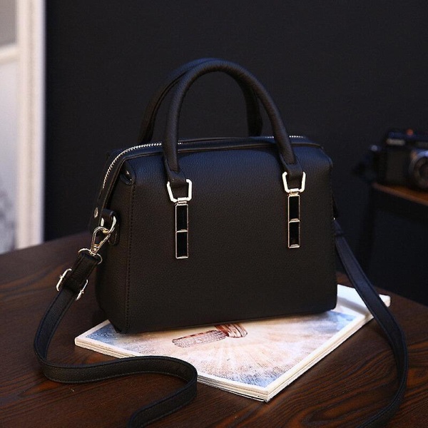 Ny mode Damväska PU Läder Handväska Dam Axelväska Tote Hänge Lyx Designer Damer