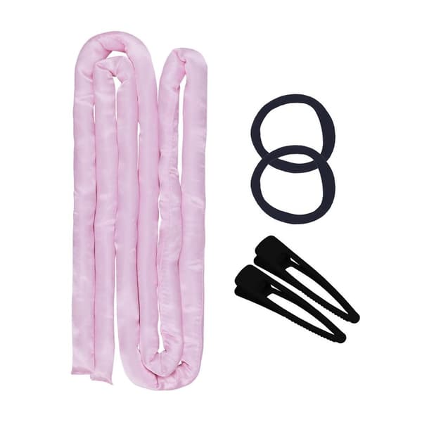 Varmeløs Krøllestav Krøllehårssæt PINK PINK