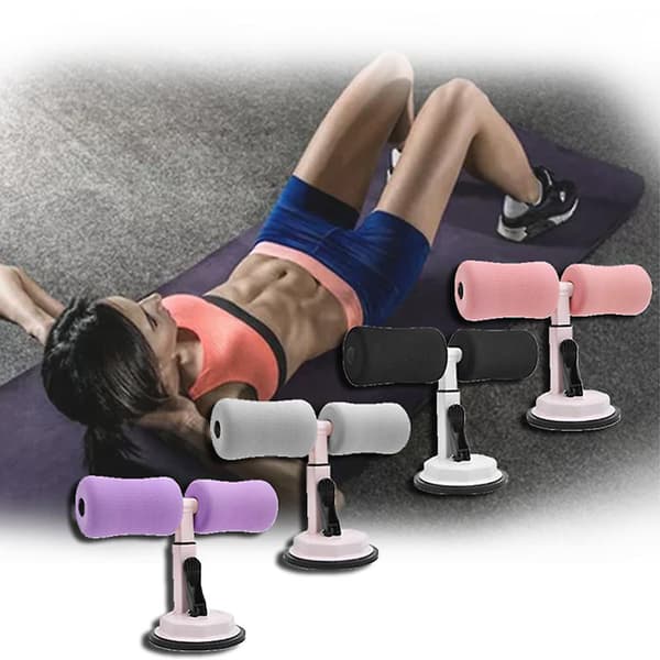 [LCS]Justerbar Sit-up Bar Gulvassistent Maveøvelsesstativ Black