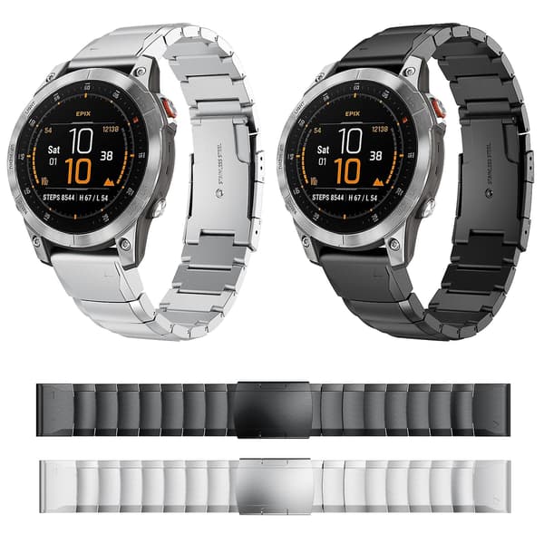 [LCS]Metal urrem til Garmin EPIX Gen 2 Silver
