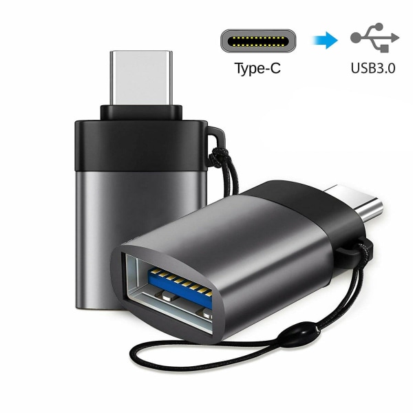 Otg Usb C 3.1 For Mac Nexus 2-pakning Adapter Type C Til Usb-a 3.0 Hunnkonverter