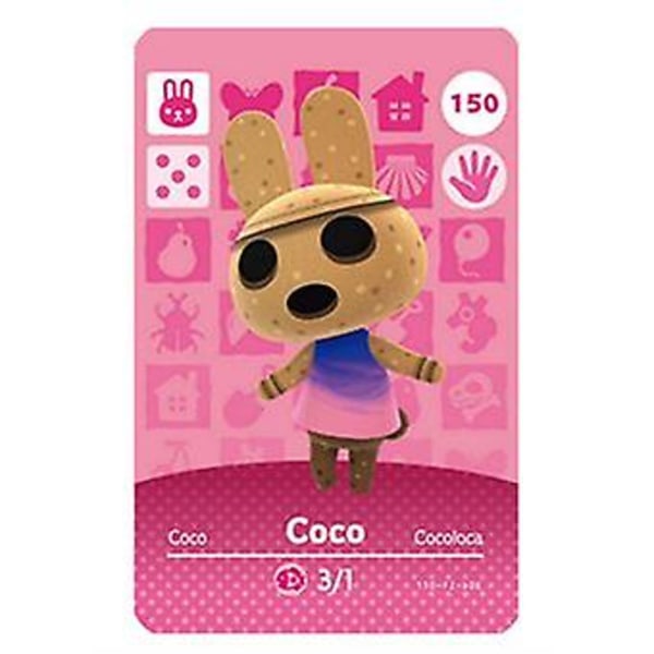 Nfc Game Card For Animal Crossing,ch Amiibo Wii U - 150 Coco