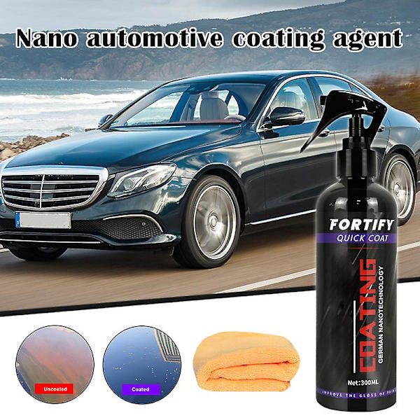 Keraaminen autopesu Fortify Quick Coat -kiillotus- ja tiivistyssuihke Chouches-autoille