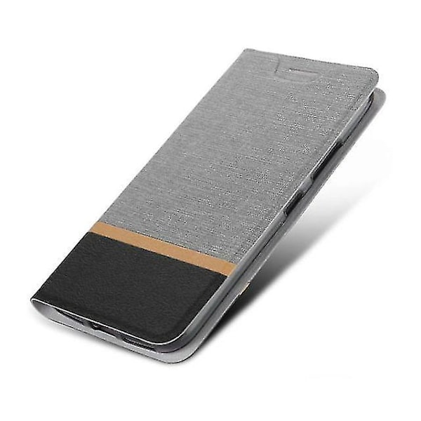 Skyddande PU Foliofodral för Huawei GR5 2017 Grå