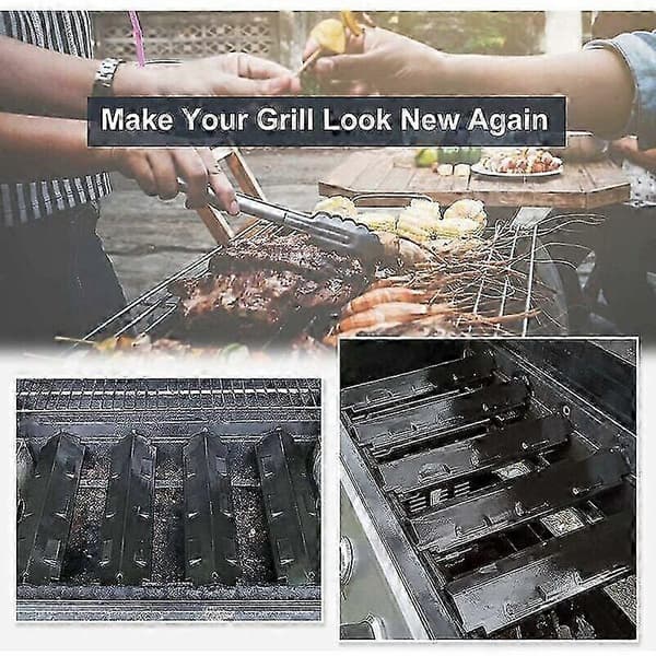 3-delt 37CM Varme Diffuser Sæt til Char-Broil, CCLIFE, Landmann, Uniflame, Fire Mountain, Barbecook & Outback Grills