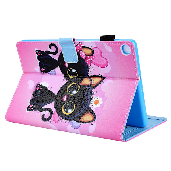 PU Läder Tablet Fodral Kompatibelt med Samsung Galaxy Tab A 8.0\" T290 T295 T black