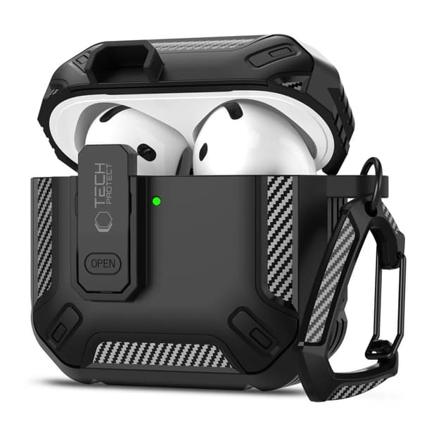 [LCS]Tech-Protect AirPods 4 Case Carbonox Black 70