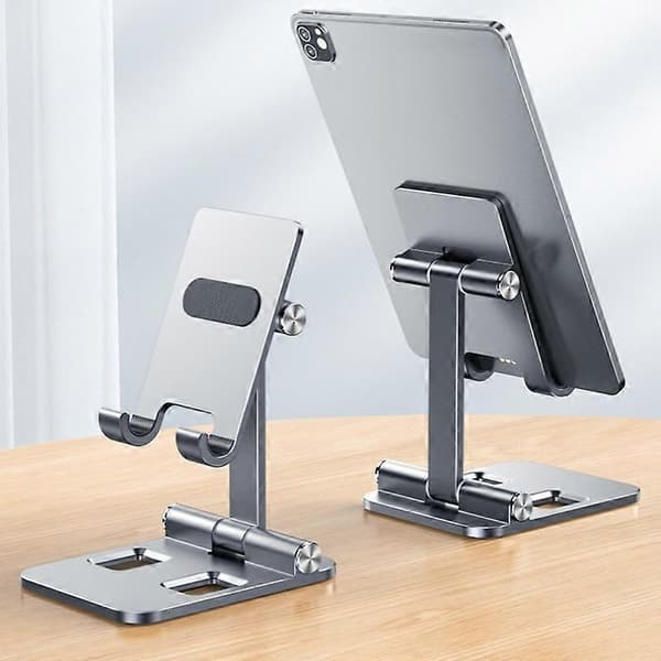 [LCS]YY-003 Sammenfoldelig bordholder til tablet og telefon i aluminiumslegering Grey