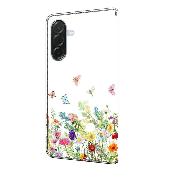 För Samsung Galaxy A57 5G Läderfodral Mönstertryck Plånboksställ Flip Telefonfodral