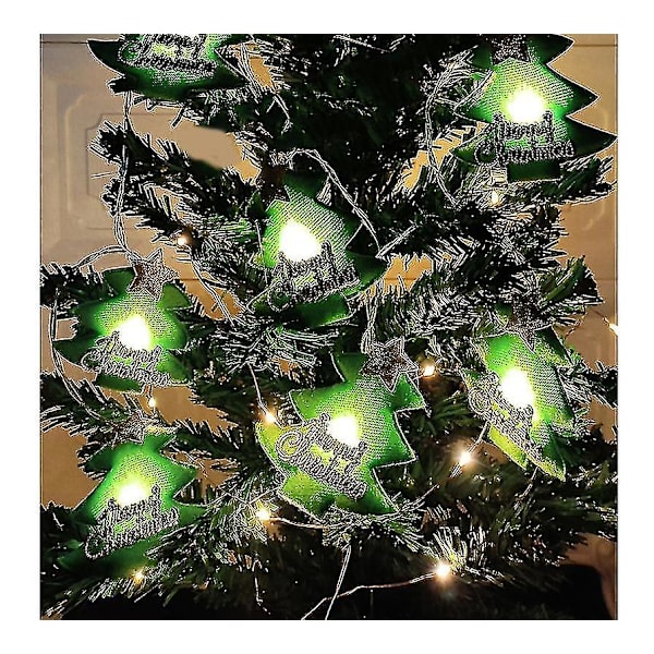 3m Snemand Julelyskæde 20 LED Fe Lys Dekoration TREE