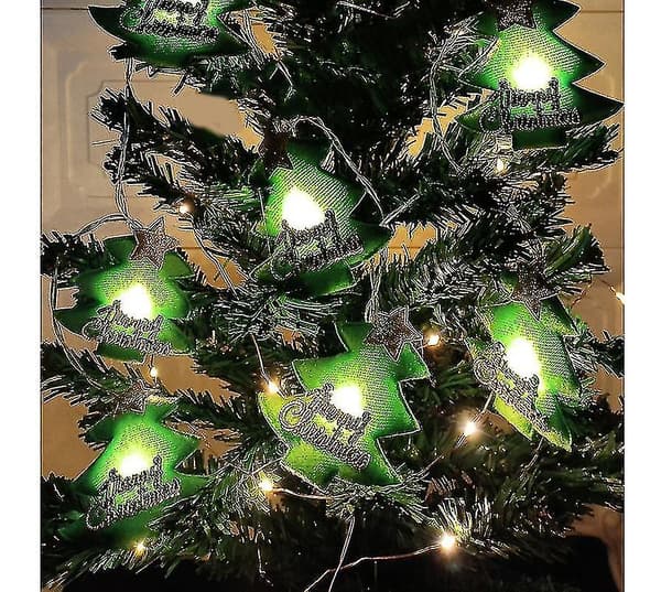 [LCS]3m Snemand Julelyskæde 20leds Fe-lyskæde Dekoration TREE