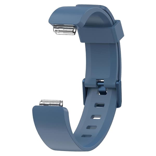 [LCS] Silikonarmband kompatibelt med Fitbit Inspire / Inspire HR Blue Grey