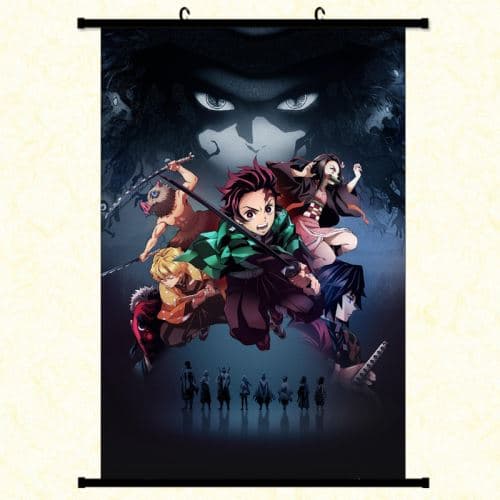 [LCS]Vattentät canvasaffisch med PVC-ram - Demon Slayer (# 814