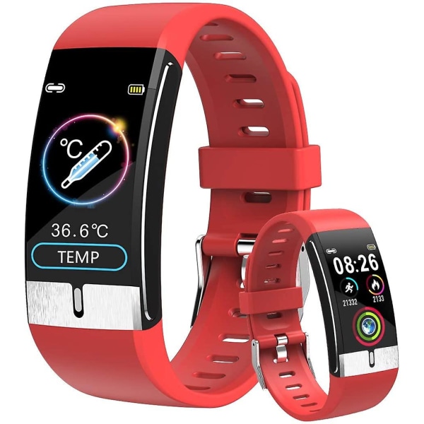Färgskärm Smartklocka E66 Red