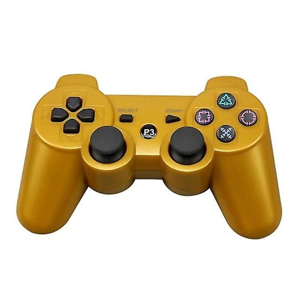 Eastvita Trådlös Bluetooth Gamepad För Ps3 Kontroll Spelkonsol Joystick Fjärrkontroll För Playstation 3 Gamepads Gold