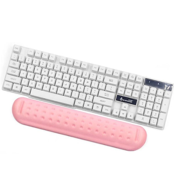 Memory Foam Set Tangentbords handledsstöd Mus Handledsdyna pink