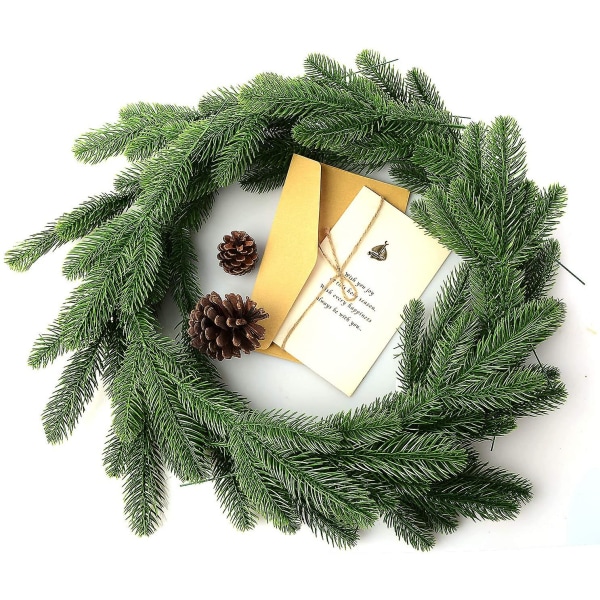 Konstgjorda tallgrenar, DIY-tillbehör för jul och som hem- och trädgårdsdekoration, 30 stycken, 24x8cm 30
