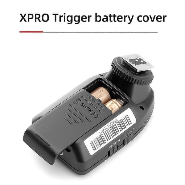 Batterideksel Erstatning for X2T/CTR16/XPro Triggere Sender Mottaker Batterideksel Erstatningstilbehør X2