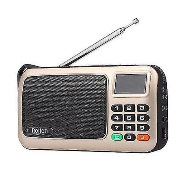 Rolton W405 bärbar datorhögtalare för FM-radio