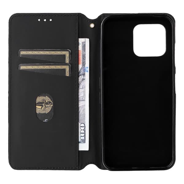 [LCS] För Fairphone 6 Fodral Plånbok Rombpräglat Läder Telefonfodral Blå