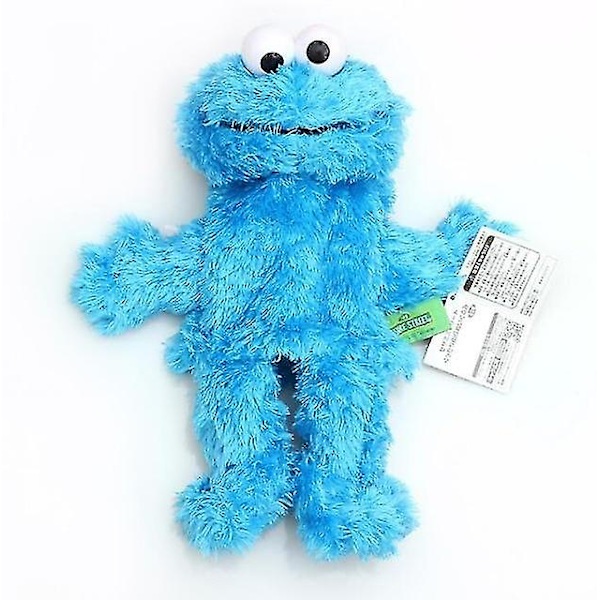 Sesamgatan Handdockteater Stor Elmo Tecknad Plyschdocka Födelsedag COOKIE MONSTER