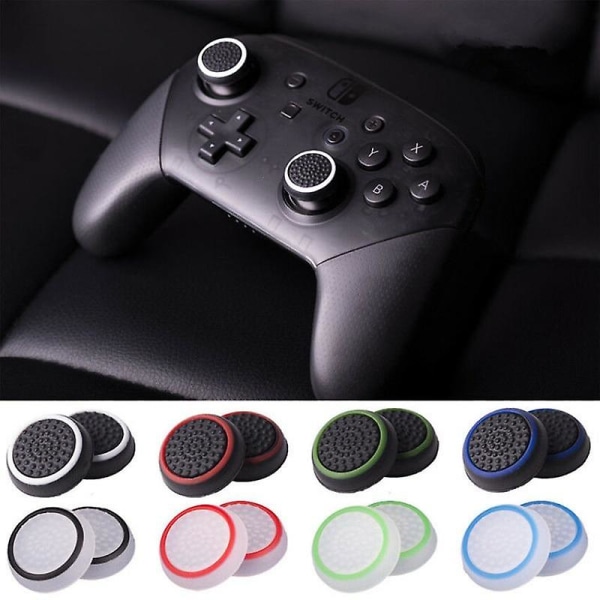 10/4 st för ps5 ps4 självlysande rocker cap cap för x-box s one 360 ​​mushroom head button cap cover mjukt cap As show4