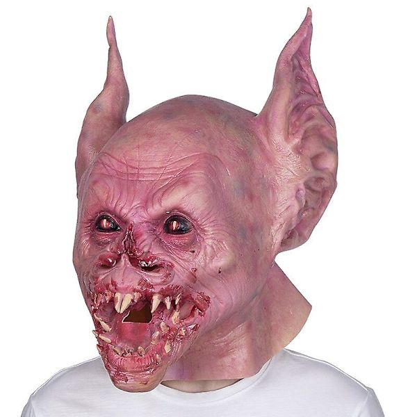 Deluxe Kokopään Yöolento Vampyyri Keräilijän Lateksinaamio Ha pink