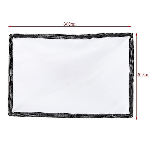 Diffuser Softbox 20 X 30cm Universal Vikbar Blixtljus Diffuser Softbox