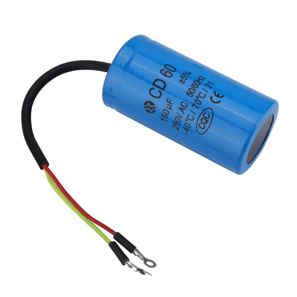 [LCS] Motor og luftkompressor - 150uF 250V AC med ledning CD60